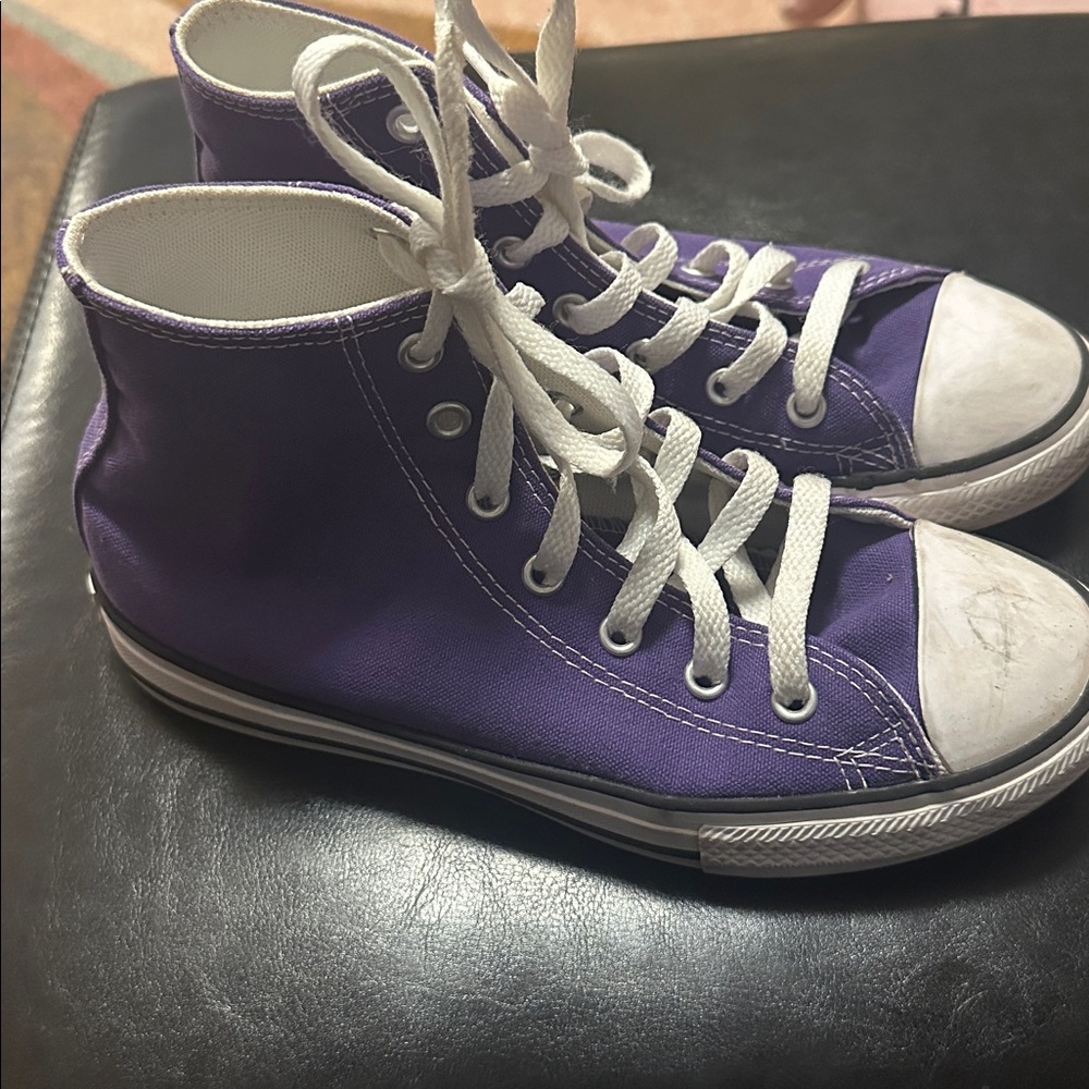 Converse Kids size 3 - High-Top Sneakers in Purple